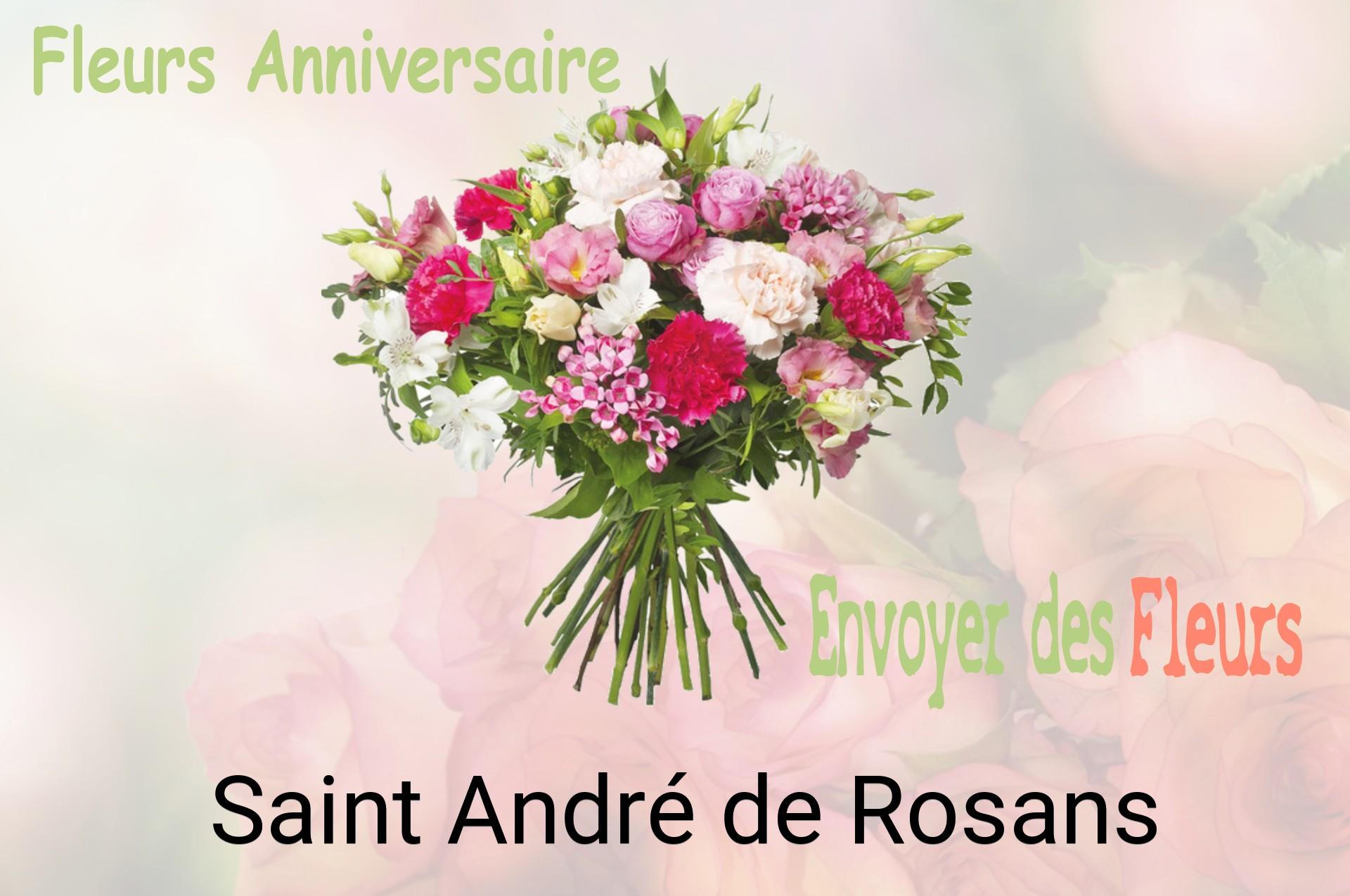 Bouquet de fleurs d’anniversaire livré à Saint-André-de-Rosans