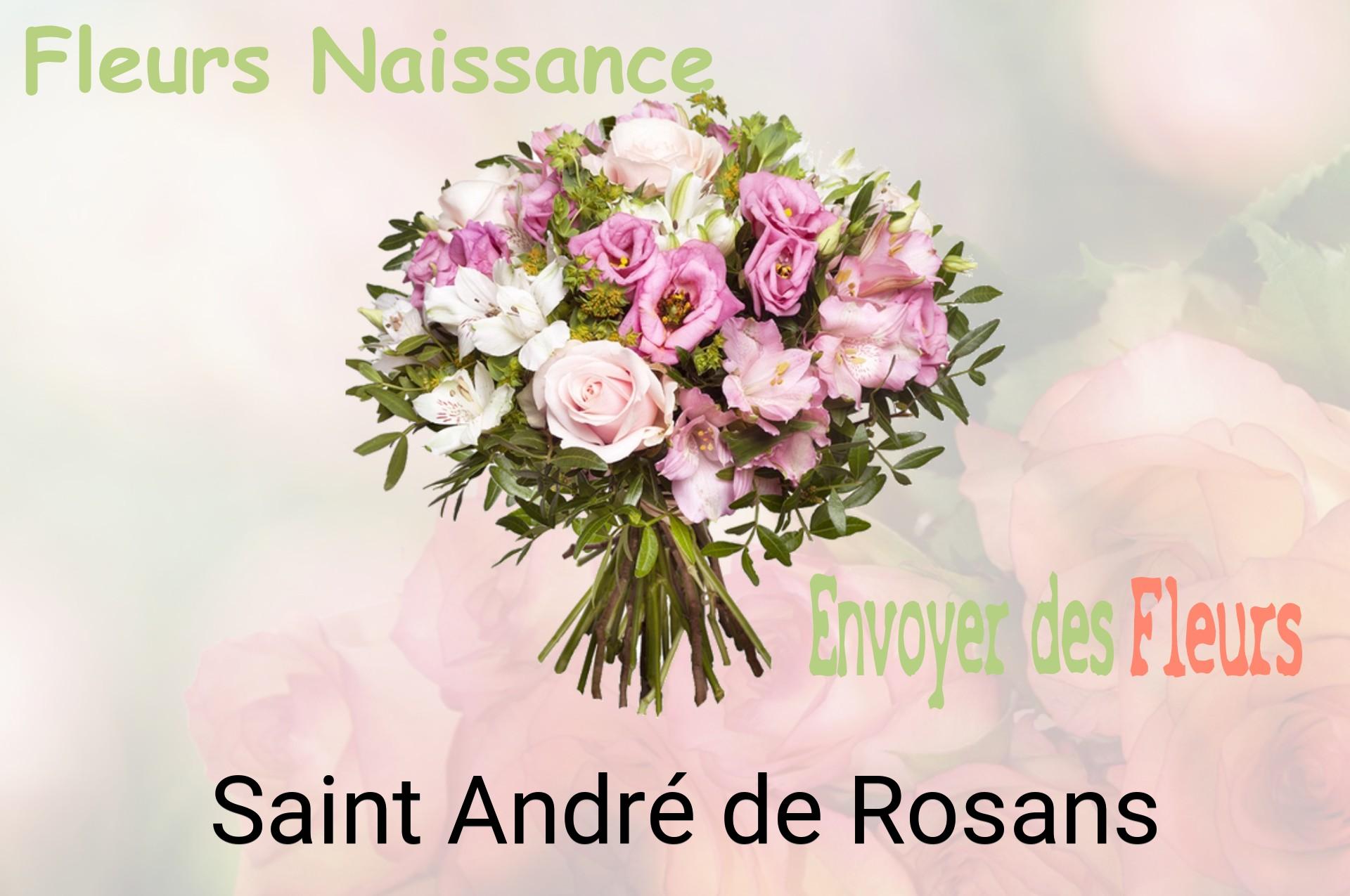 Bouquet de fleurs de naissance livré à Saint-André-de-Rosans