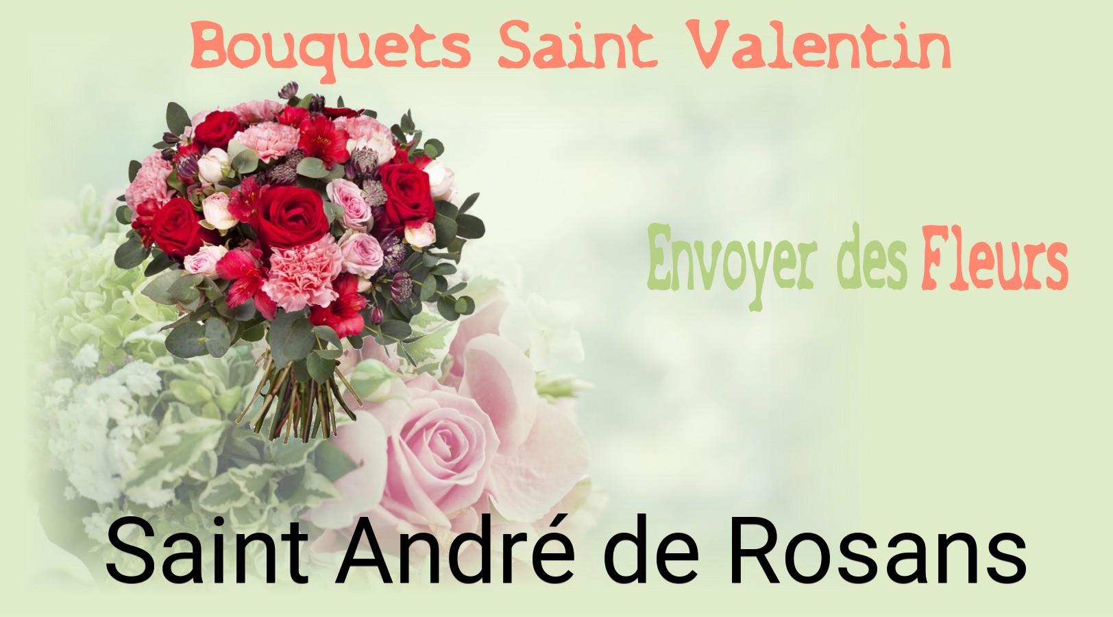 Roses de Saint-Valentin livrées à Saint-André-de-Rosans